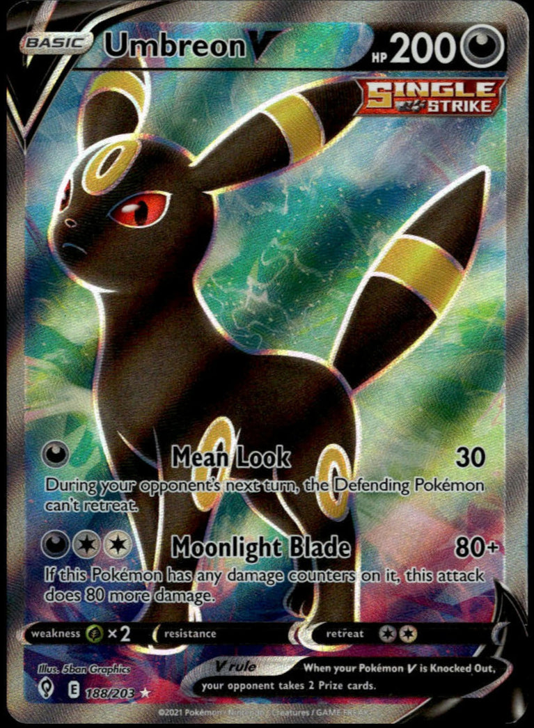 Umbreon V #188/203 (NM/M, Evolving Skies)