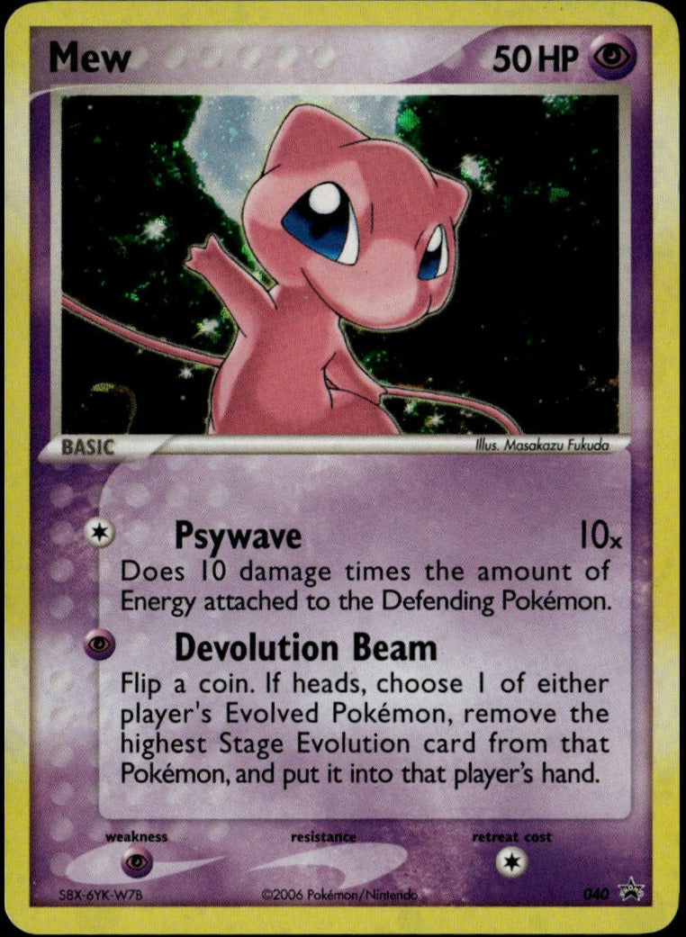 Mew #040 BSP (LP, Trainer's Challenge Set - Nintendo Promos)