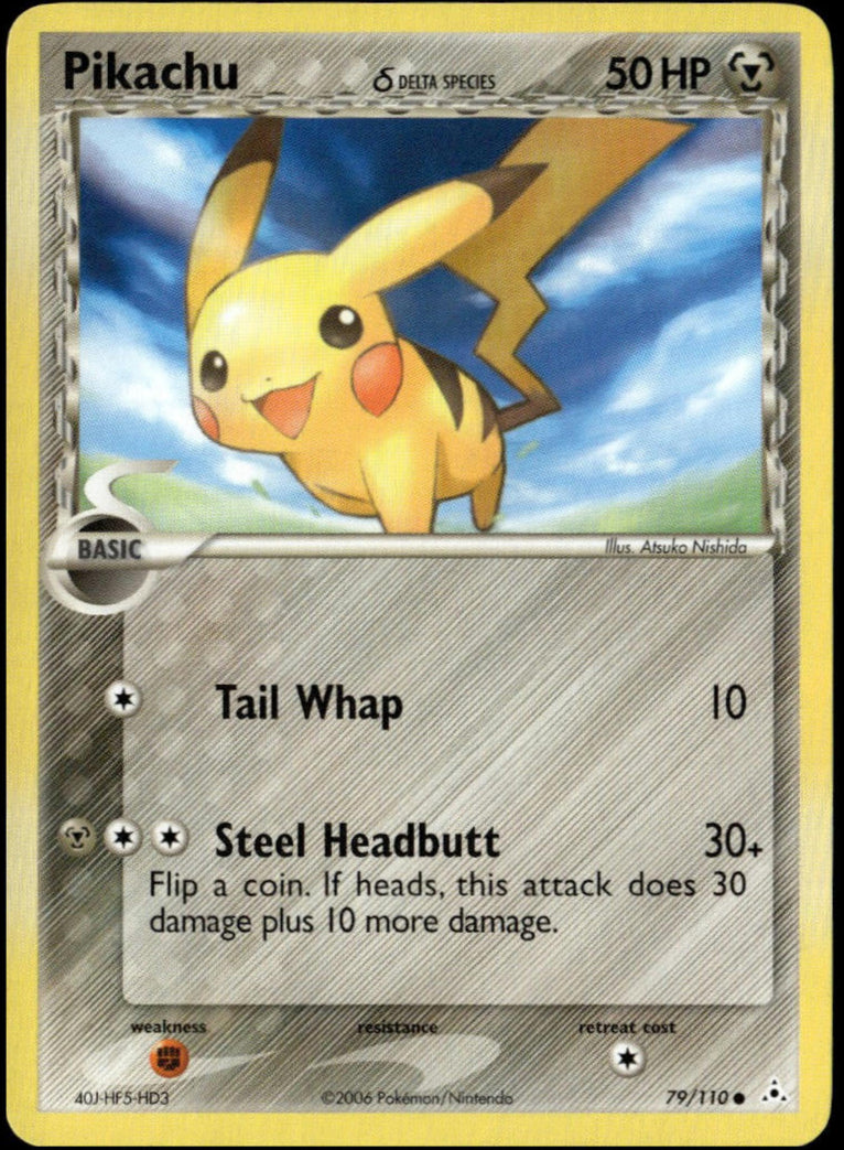 Pikachu #79/110 (LP+, Delta Species - Holon Phantoms)