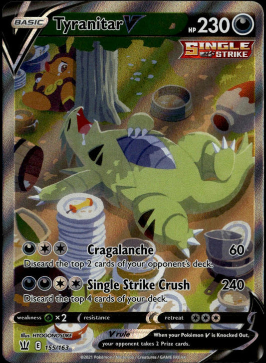 Tyranitar V #155/163 (NM/M, Battle Styles)
