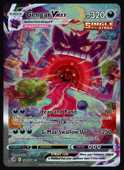 Gengar VMAX #271/264 (NM/M, Fusion Strike)