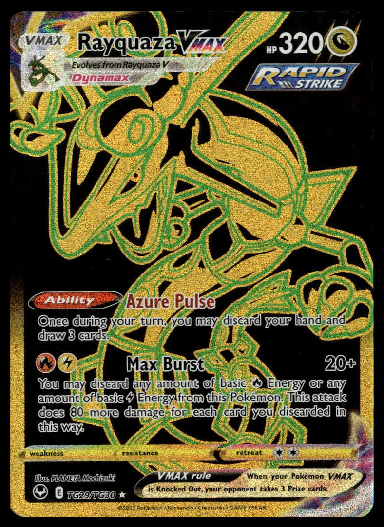Rayquaza VMAX #TG29/TG30 (NM, Silver Tempest)