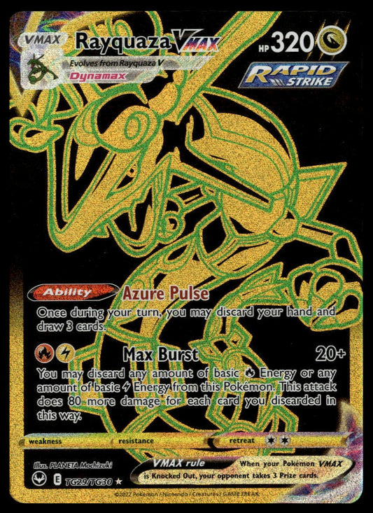 Rayquaza VMAX #TG29/TG30 (NM, Silver Tempest)