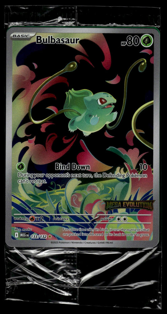 Bulbasaur #133/132 (NM/M, Sealed, Mega Evolutions ETB)