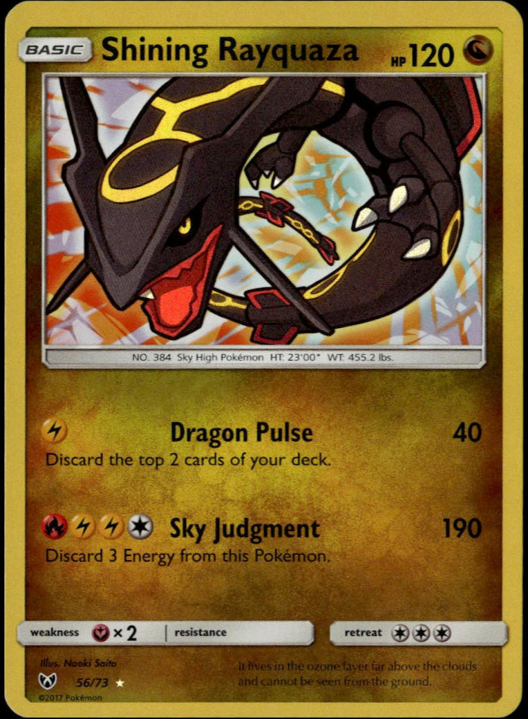 Shining Rayquaza #56/73 (LP+, Shining Legends)