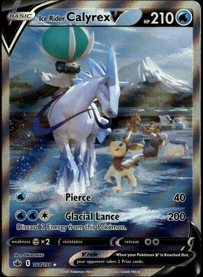 Ice Rider Calyrex V #164/198 (NM, Chilling Reign)