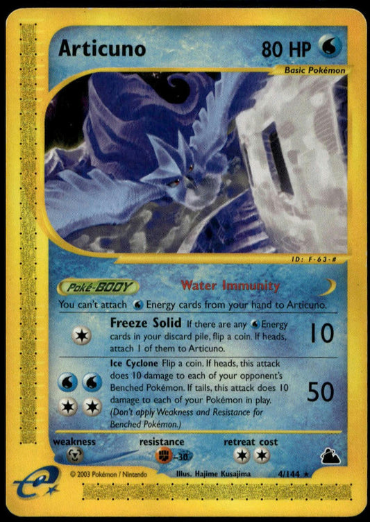 Articuno #4/144 (LP, Skyridge)
