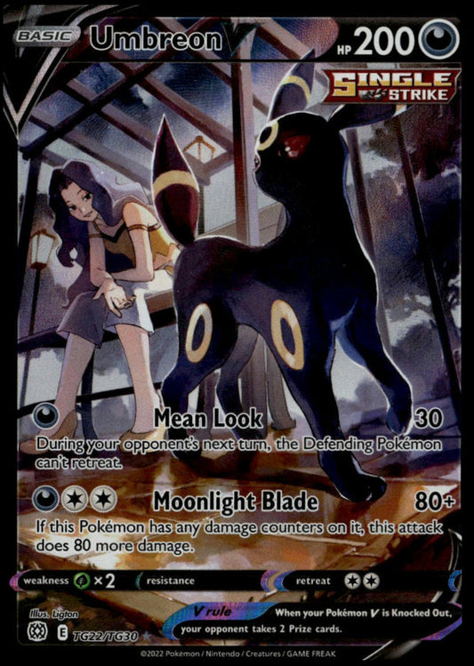 Umbreon V #TG22/TG30 (NM, Brilliant Stars)