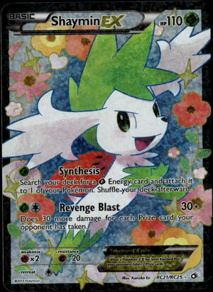 Shaymin EX #RC21/RC25 (LP+, Legendary Treasures Radiant Collection)