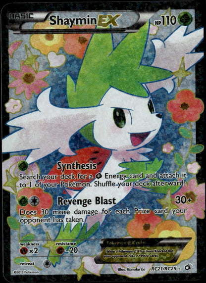 Shaymin EX #RC21/RC25 (LP+, Legendary Treasures Radiant Collection)