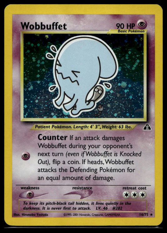 Wobuffet (Holo) #16/75 (LP, Neo Discovery)