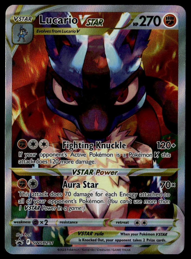 Lucario VSTAR #SWSH291 (NM, SWSH BSP)