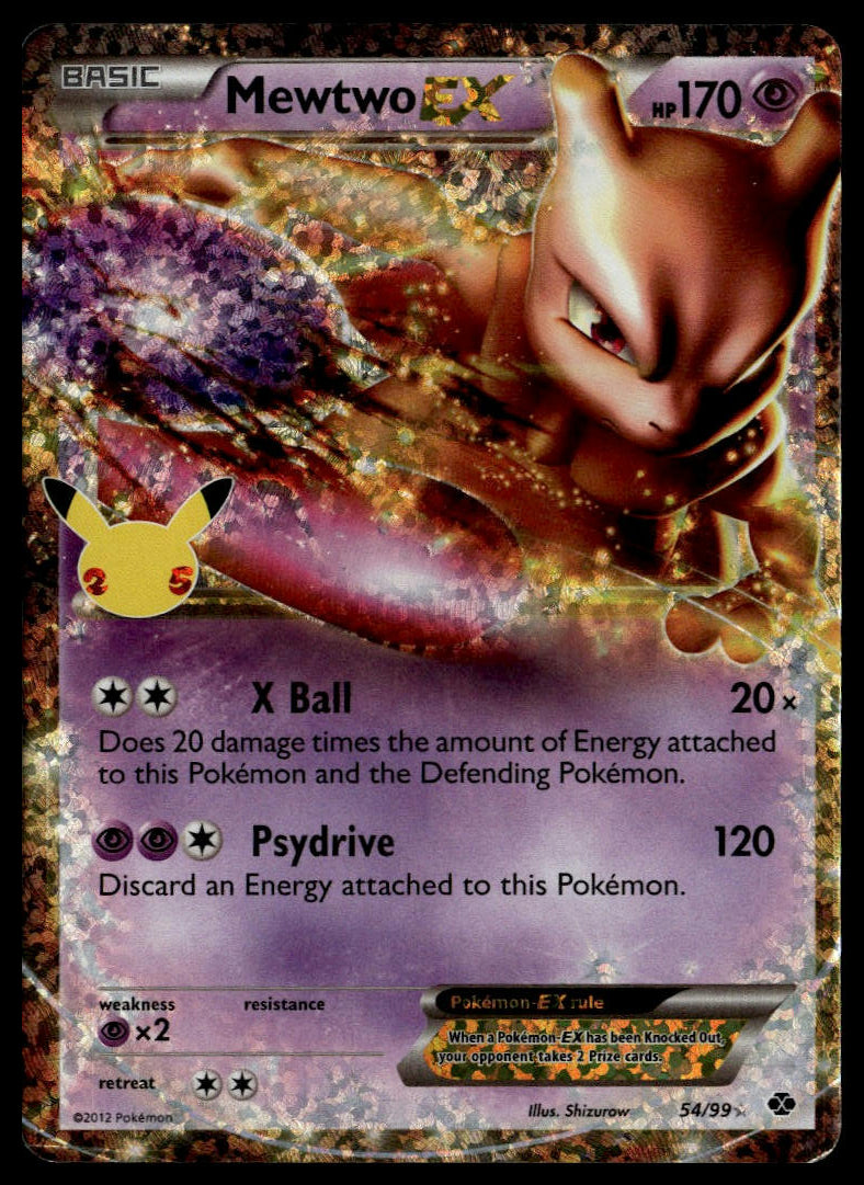 Mewtwo EX #54/99 (NM, Celebrations: Classic Collection)