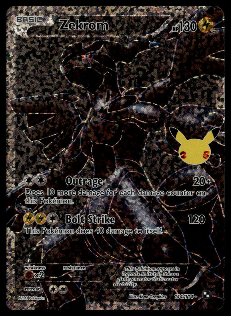Zekrom #114/114 (NM, Pokemon Celebrations)