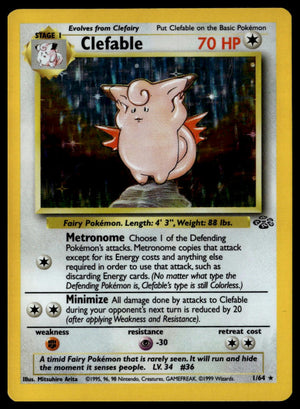 Clefable #1/64 (MP+, Pokemon Jungle)