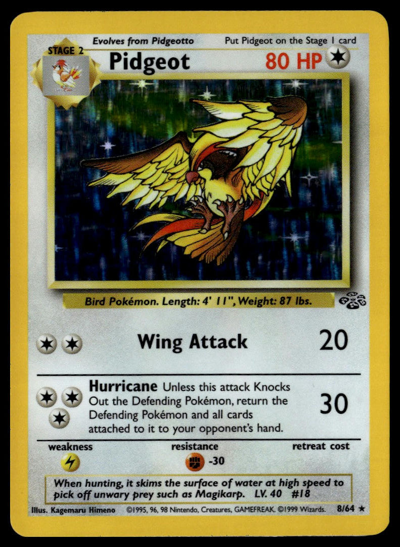 Pidgeot #8/64 (LP-, Pokemon Jungle)
