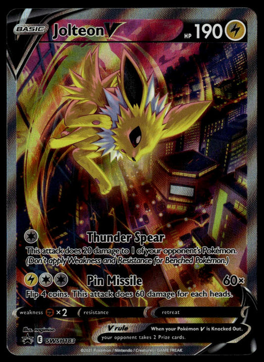 Jolteon V #SWSH183 (NM, SWSH Black Star Promo)
