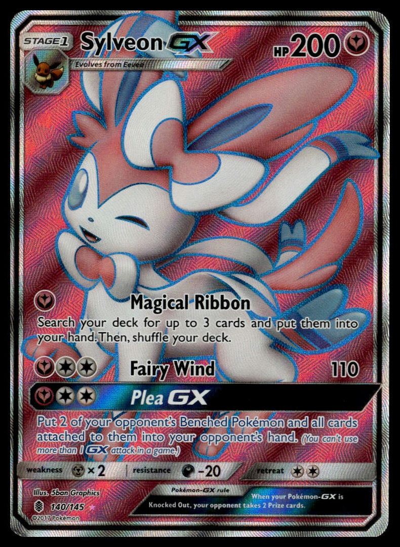 Sylveon GX #140/145 (NM-, Guardians Rising)