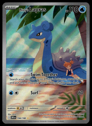 Misty's Lapras #194/182 (NM, Destined Rivals)
