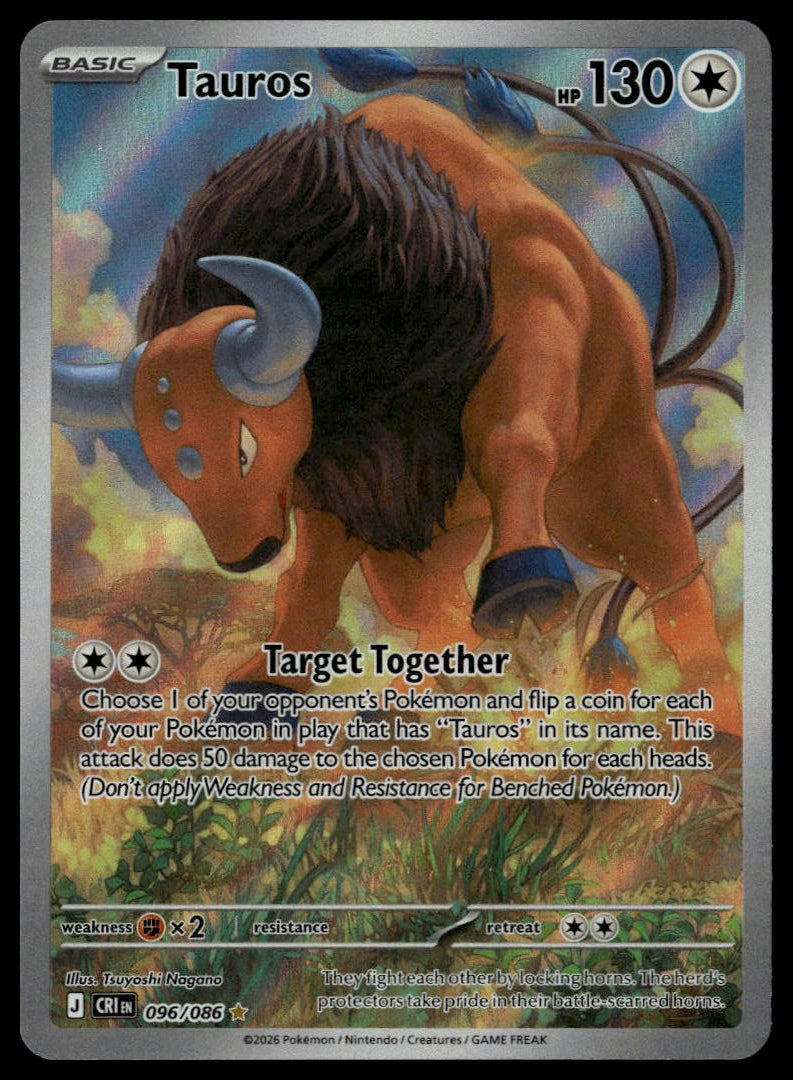 Tauros #096/086 (NM, Chaos Rising)