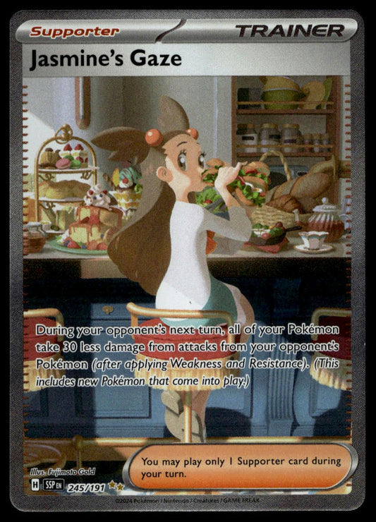 Jasmine's Gaze #245/191 (NM, Surging Sparks)