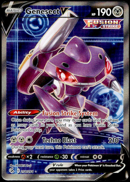 Genesect V #254/264 (NM/M, Fusion Strike)