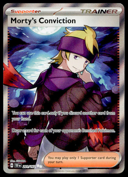 Morty's Conviction #201/162 (NM, Temporal Forces)