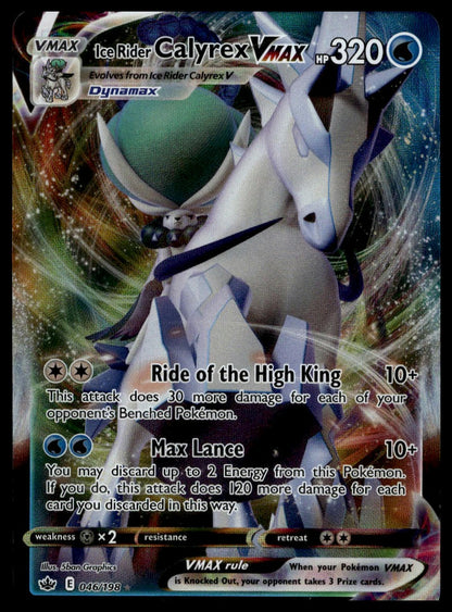 Ice Rider Calyrex VMAX #046/198 (NM/M, Chilling Reign)