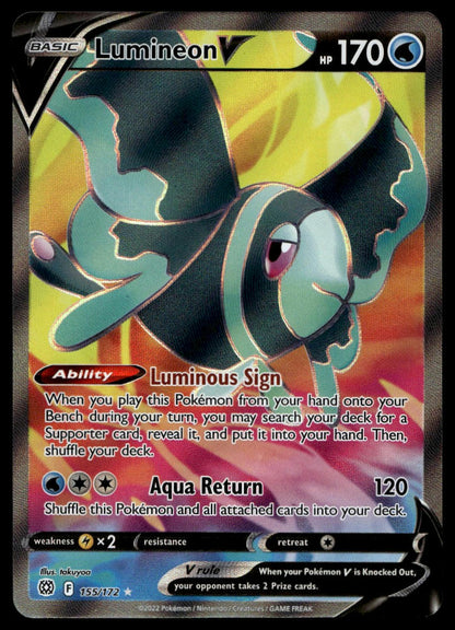 Lumineon V #155/172 (NM/M, Brilliant Stars)