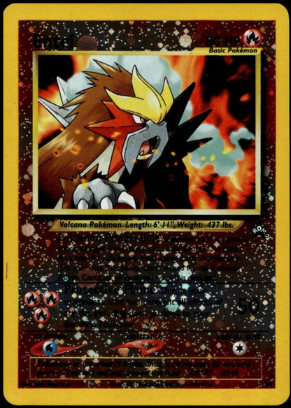 Entei #34 Reverse Holo (NM/M w/Swirl, WoTC Promo)