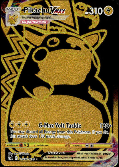 Pikachu VMAX #TG29/TG30 (NM, Lost Origin)