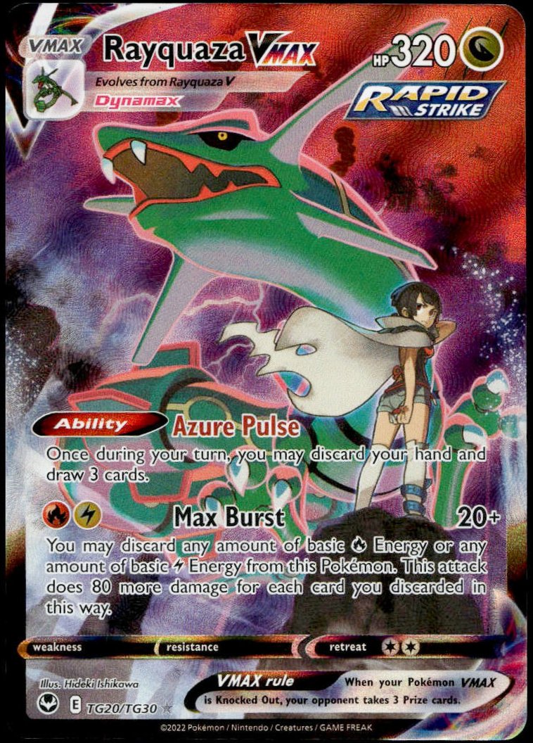 Rayquaza VMAX TG20/TG30 (NM/M, Silver Tempest)