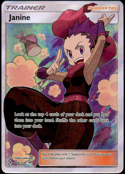 Janine #230/214 (NM/M, SM Unbroken Bonds)