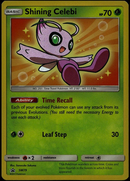 Shining Celebi #SM79 (NM, SM BSP)