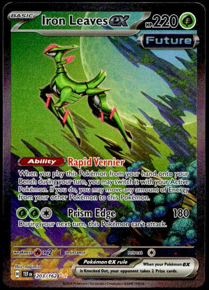 Iron Leaves ex #203/162 (NM/M, Temporal Forces)