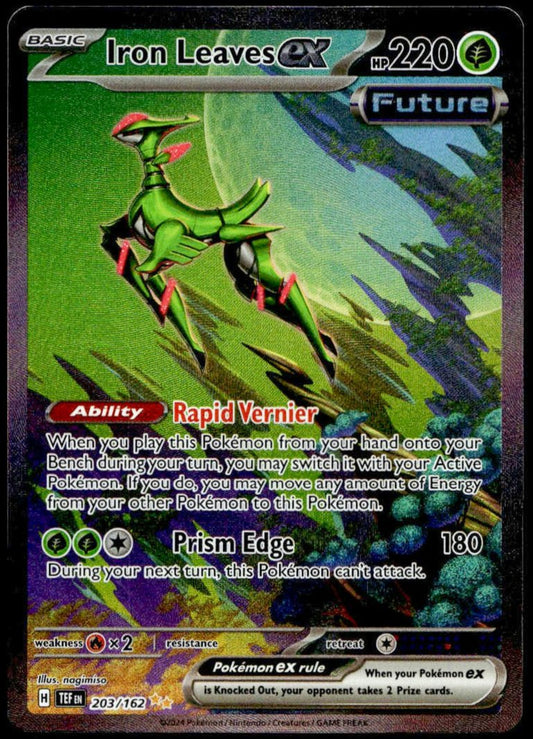 Iron Leaves ex #203/162 (NM/M, Temporal Forces)