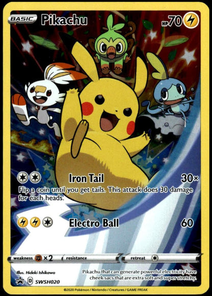 Pikachu Promo #SWSH020 (LP-/MP+, SWSH BSP)