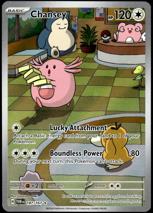 Chansey #187/167 (NM, Twilight Masquerade)