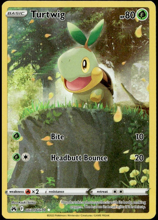 Turtwig #GG31/GG70 (NM/M, Crown Zenith)