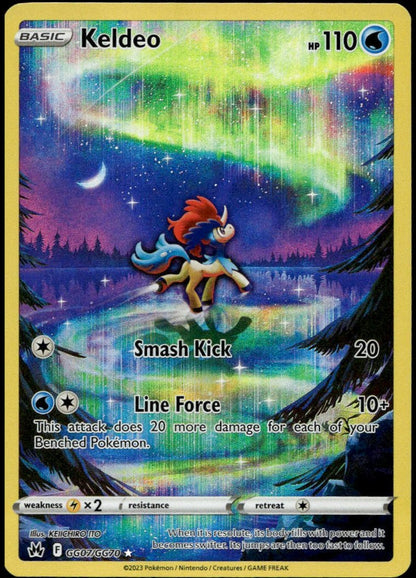 Keldeo #GG07/GG70 (NM/M, Crown Zenith)