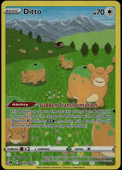 Ditto #GG22/GG70 (NM/M, Crown Zenith)
