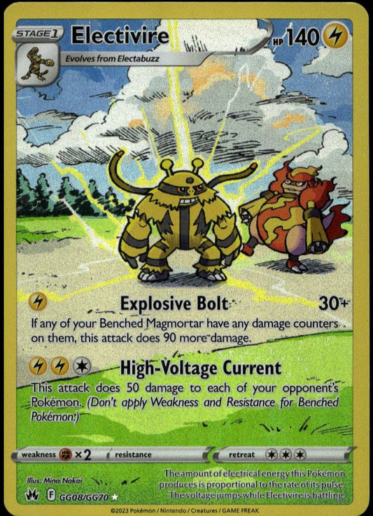 Electivire #GG08/GG70 (NM, Crown Zenith)