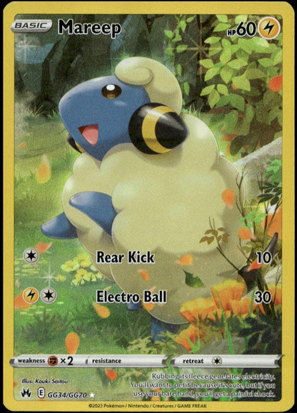 Mareep #GG34/GG70 (NM/M, Crown Zenith)