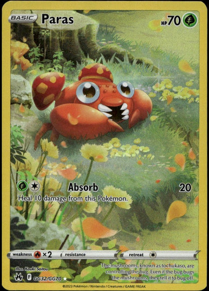 Paras #GG32/GG70 (NM/M, Crown Zenith)