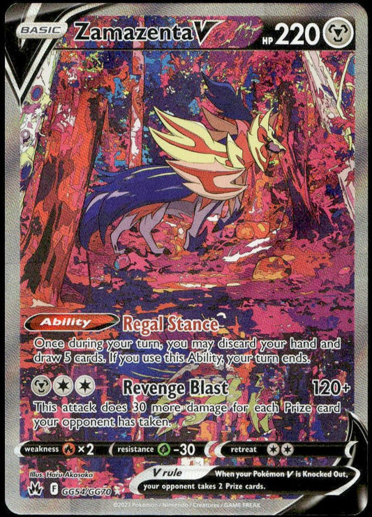Zamazenta V #GG54/GG70 (NM/M, Crown Zenith)