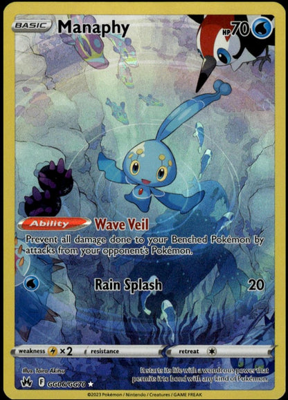 Manaphy #GG06/GG70 (NM/M, Crown Zenith)