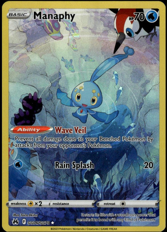 Manaphy #GG06/GG70 (NM/M, Crown Zenith)
