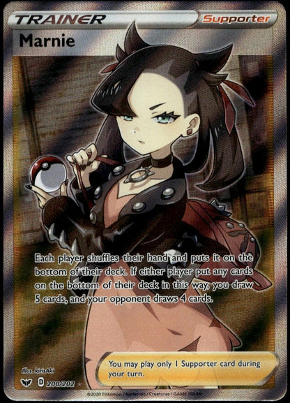 Marnie #200/202 (NM/M, Sword & Shield)