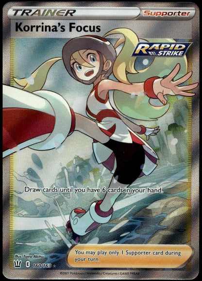 Korrina's Focus #160/163 (NM/M, Battle Styles)