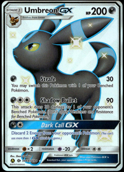 Umbreon GX #SV69/SV94 (NM/M, Hidden Fates)